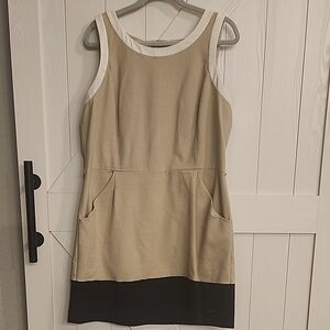 Tommy Hilfiger Tan and Black Mini Dress